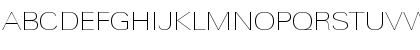 LinotypeUnivers ExtdUltraLight Font LinotypeUnivers ExtdUltraLight Font