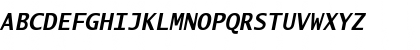 LucidaMonoEF BoldItalic Font LucidaMonoEF BoldItalic Font