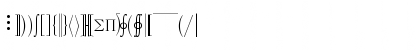 Mathematical Pi 3 Font Mathematical Pi 3 Font