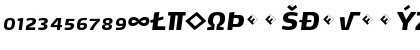 Max-BlackItalicSCExpert Regular Font