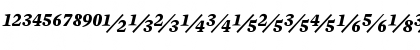 Mercury Numeric G3 Bold Italic Font