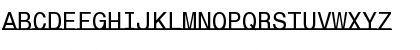 UnderlineMonospace Regular Font UnderlineMonospace Regular Font