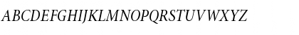 Minion Pro Cond Italic Subhead Font
