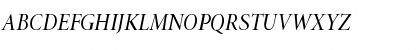 Minion Pro Medium Cond Italic Display Font