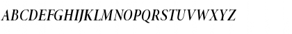 Minion Pro Semibold Cond Italic Display Font