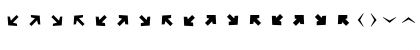 MiniPics DirectionalAA Font MiniPics DirectionalAA Font