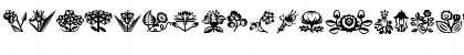 MiniPics LilFlowers Font MiniPics LilFlowers Font