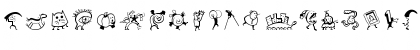 MiniPics MardiGrasHop Font MiniPics MardiGrasHop Font