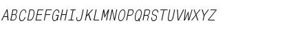 MonoCondensedC Italic Font MonoCondensedC Italic Font