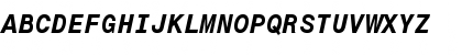 Monospace 821 Bold Italic Font Monospace 821 Bold Italic Font