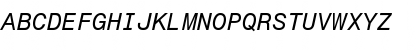 Monospace 821 Italic Font Monospace 821 Italic Font