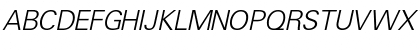 Uniform Light Italic Font Uniform Light Italic Font
