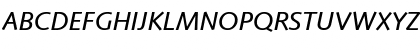 UnisynMedium Italic Font