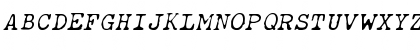 ObsoleteLight Oblique Font