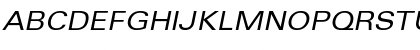 Univers Extended Oblique Font Univers Extended Oblique Font