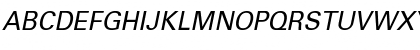 Univers LT 55 Italic Font