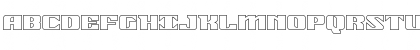 21 Gun Salute Outline Regular Font