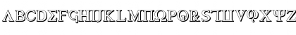 Achilles 3D Regular Font