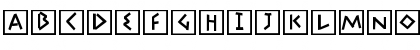 AdonisGreekSquares Regular Font