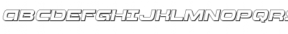 Beam Weapon 3D Italic Italic Font