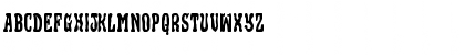 Black Gunk Staggered Regular Font