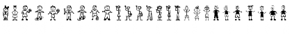 Boy Characters Regular Font Boy Characters Regular Font