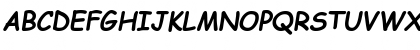 Comic Sans MS Bold Italic Font