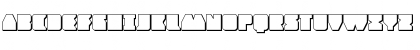 Contour of Duty 3D Regular Font