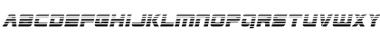 Edge Racer Gradient Italic Italic Font