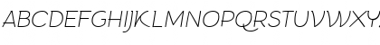 Arturo Trial Thin Italic Font Arturo Trial Thin Italic Font