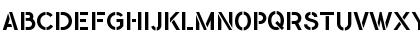 Flamante Stencil Medium Font
