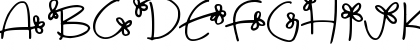 Flowing Flowers Regular Font Flowing Flowers Regular Font