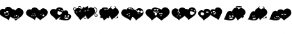 FluffyHeartsDing Regular Font FluffyHeartsDing Regular Font