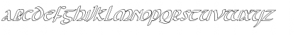 Foucault Outline Italic Italic Font