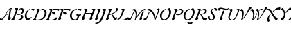Freeform Italic Font
