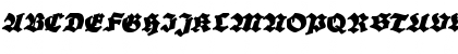 Grobe Plakat Fraktur Regular Font