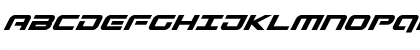 Gunship Super-Italic Italic Font Gunship Super-Italic Italic Font