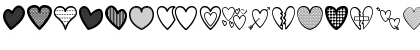 Hearts St Regular Font Hearts St Regular Font