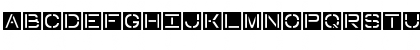 InvertedStencil Regular Font InvertedStencil Regular Font