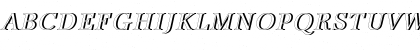 URWAntiquaTRegItaRe1 Regular Font
