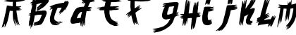 Manga Style Regular Font Manga Style Regular Font