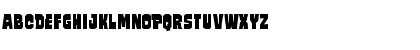 Mindless Brute Staggered Regular Font