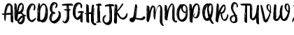 Austhina Brush Calligraphy Scratch Regular Font