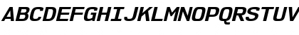 NK57 Monospace Semi-Expanded Bold Italic Font