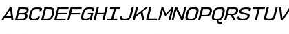 NK57 Monospace Semi-Expanded Italic Font