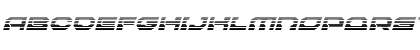 Pulsar Class Solid Gradient Italic Italic Font
