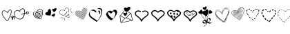 PWLittleHearts Medium Font PWLittleHearts Medium Font