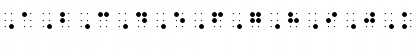 QBraille Regular Font