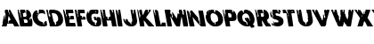 Red Undead Leftalic Italic Font