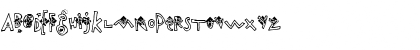 Smartfair Hollow with Three Hollow Stars Font Smartfair Hollow with Three Hollow Stars Font